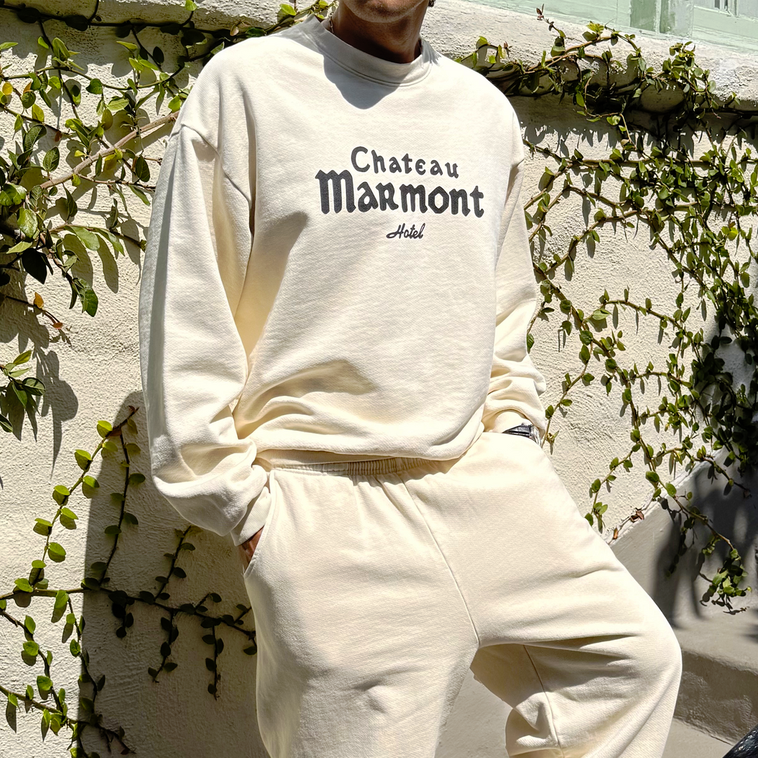 Chateau Marmont Cream Crewneck