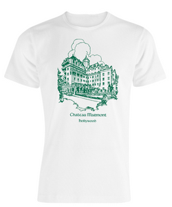 Chateau Marmont Hollywood White with Green T-shirt
